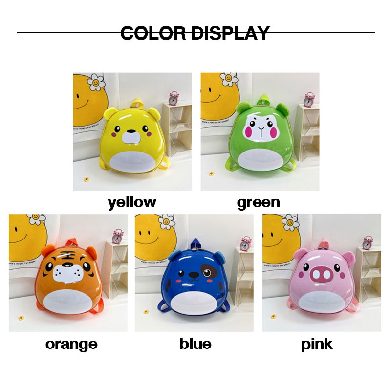 Mr.puffer Ba Lô mini Trọng Lượng Nhẹ Họa Tiết Động Vật Hoạt Hình Cho Bé Trai Bé Gái Mẫu Giáo