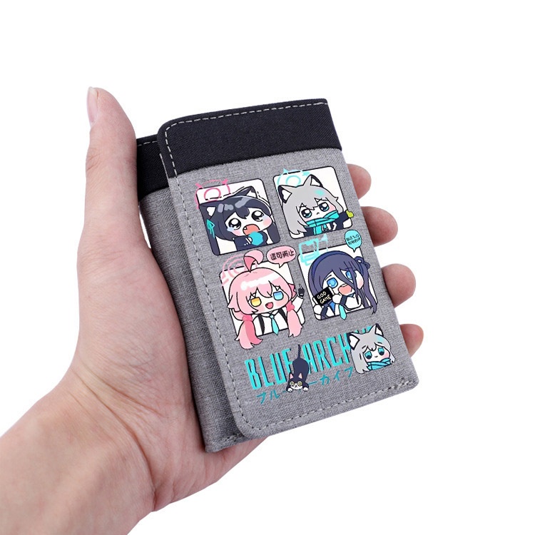Blue Archive Peripheral Takanashi Hoshino Sunaōkami Shiroko Tendou Arisu Japanese short wallet card case