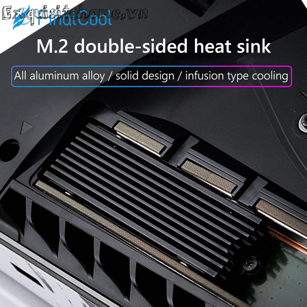 M.2 2280 ssd cooler radiator nvme ngff heat cooler radiator cho ps5 game console