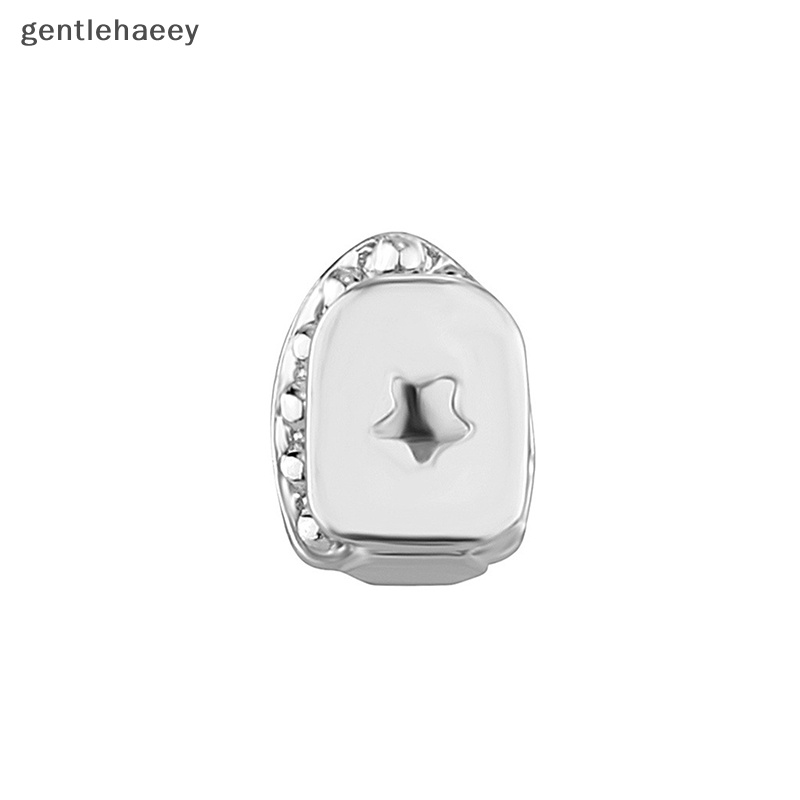 Gent single hip hop teeth grillz thời trang thạch vàng bạc màu có thể tháo rời lò nướng miệng punk răng mũ đồ trang sức quà tặng en