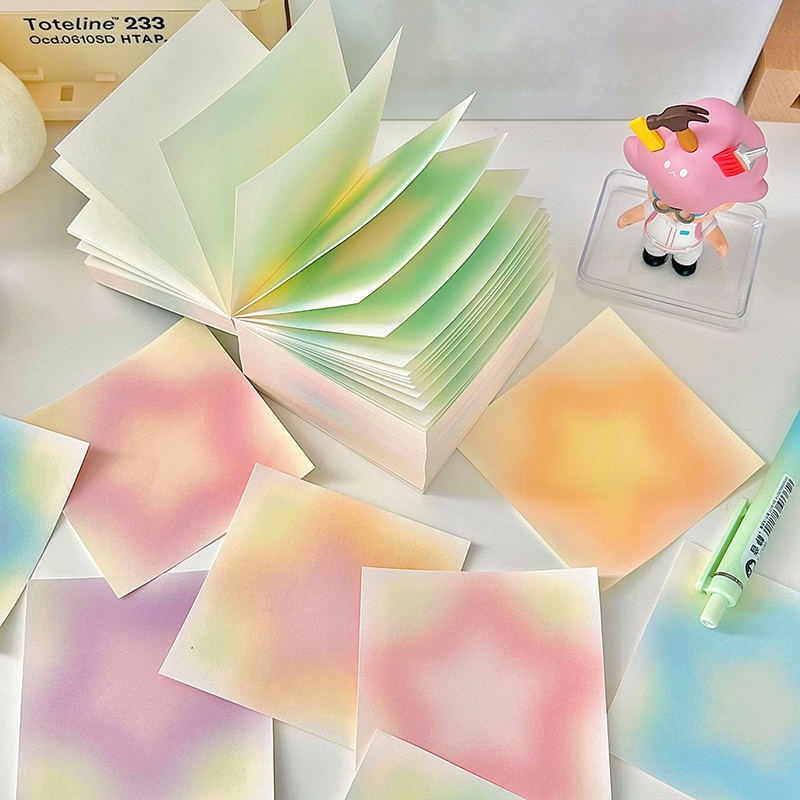 Set 400 Tờ Giấy Ghi Chú Chống Dính Siêu Dày Hình Vuông JP4