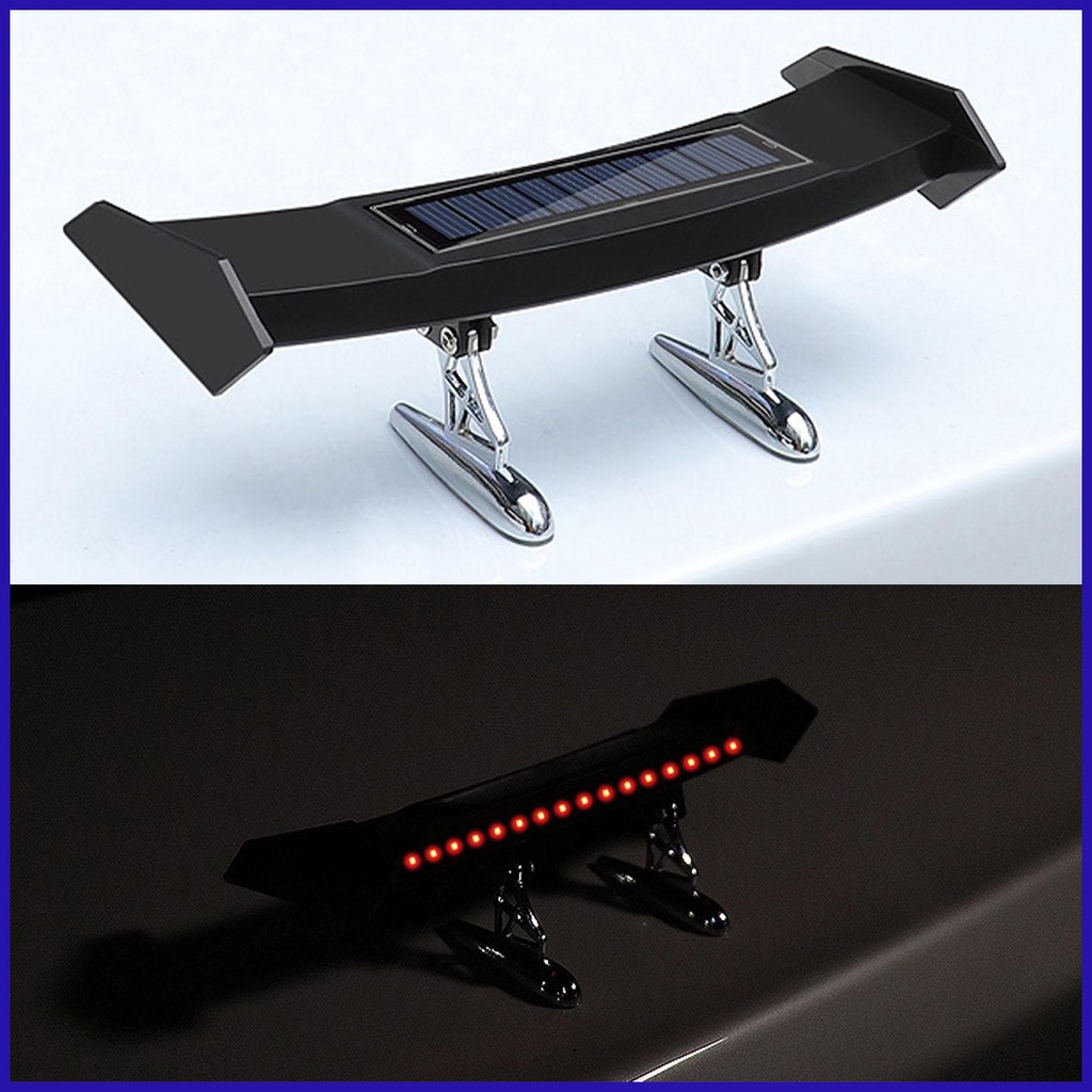 Đèn hậu led mini cánh lướt gió chống thấm nước đèn led cảnh báo nhấp nháy với cảm biến ánh sáng cánh lướt gió năng lượng mặt trời cho phía sau robpvn