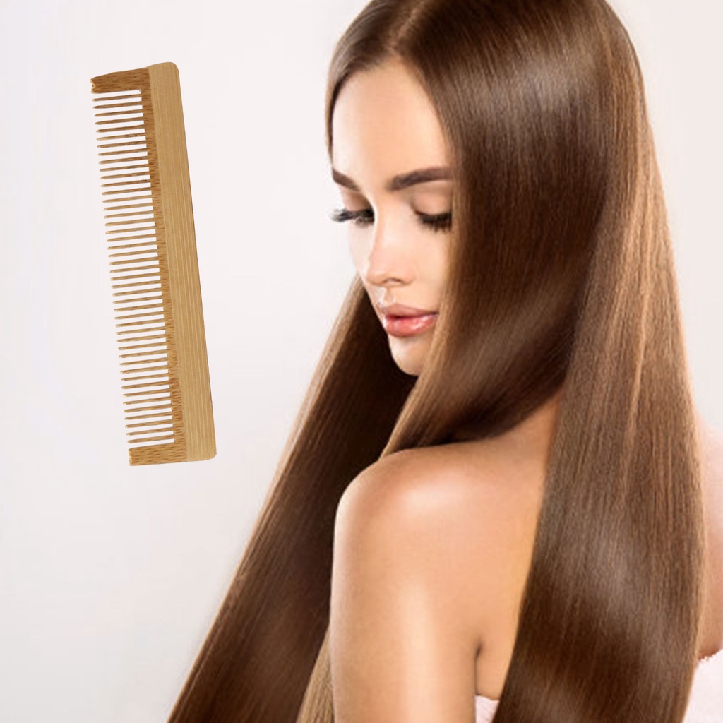 Vog 1 Lược Gỗ Tre Chải Tóc massage Chăm Sóc Tóc Làm Đẹp