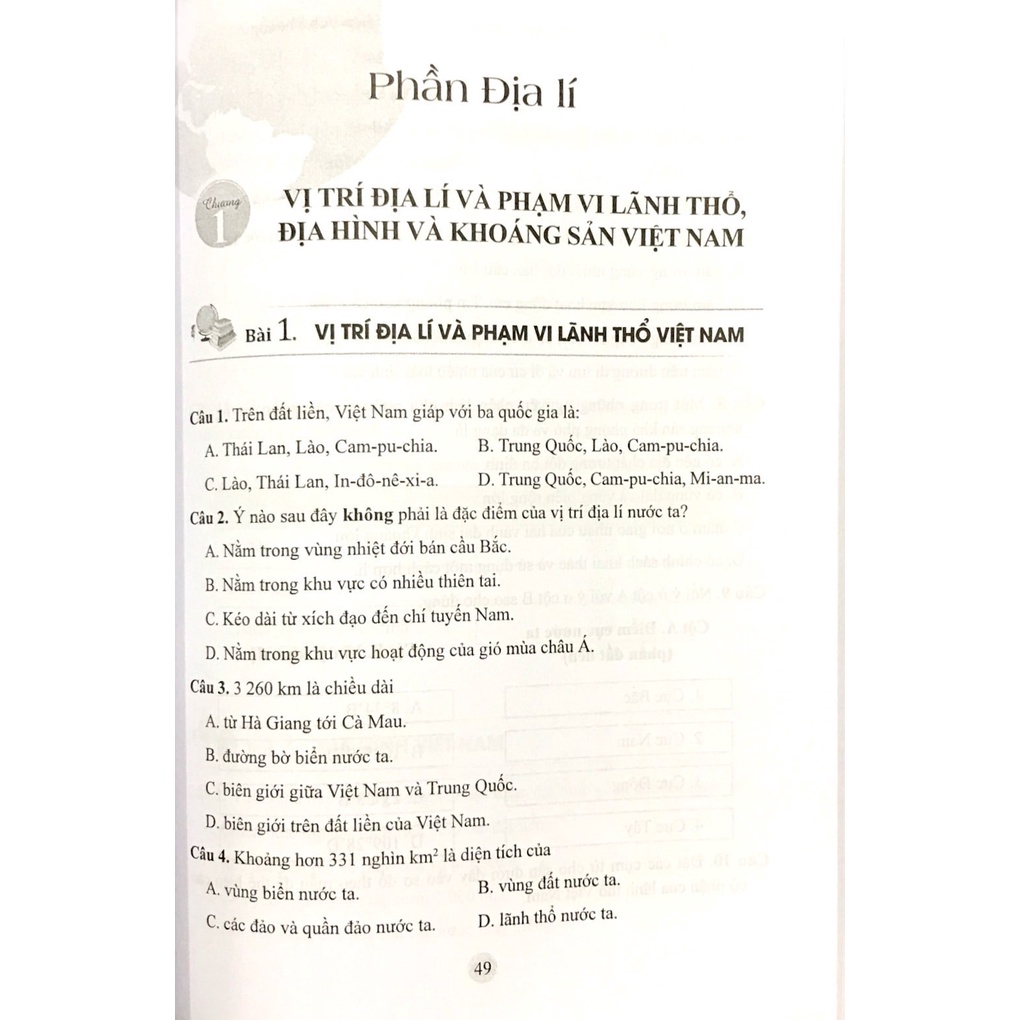 Sách Bài Tập Lịch Sử Và Địa Lí 8