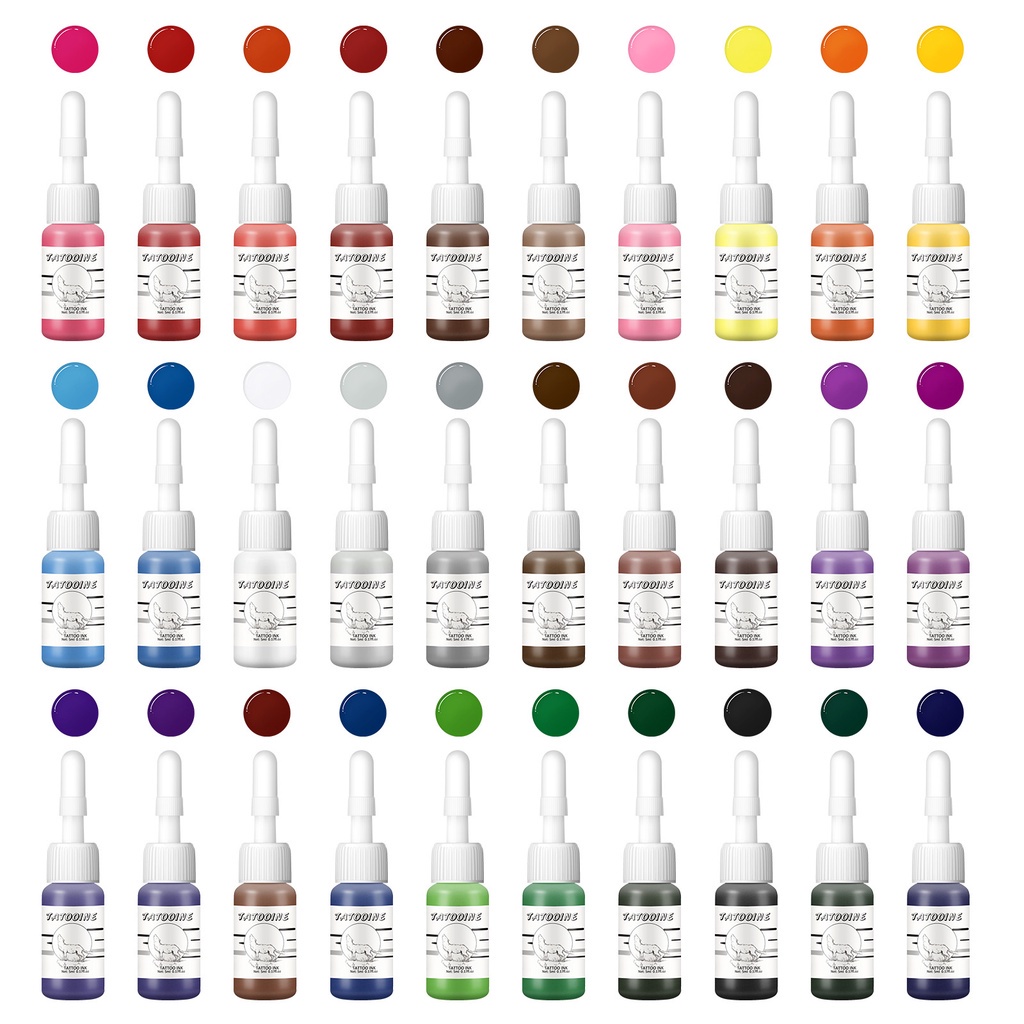 5ml mực xăm 30 màu sắc tố mực công cụ xăm cho hình xăm nghệ thuật cơ thể sơn mực vĩnh viễn bộ trang điểm hình xăm thực vật tự nhiên