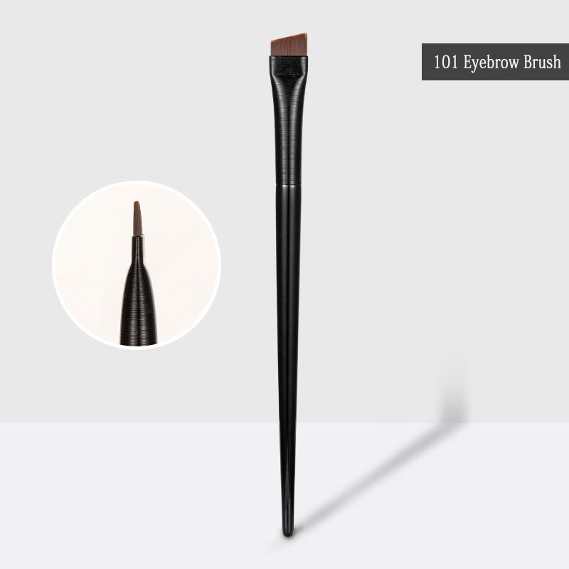 : Còn hàng mới 2 cái / bộ brow contour brush eyebrow eyeliner brush portable small angled eyebrow liner brush women makeup cosmetic tools