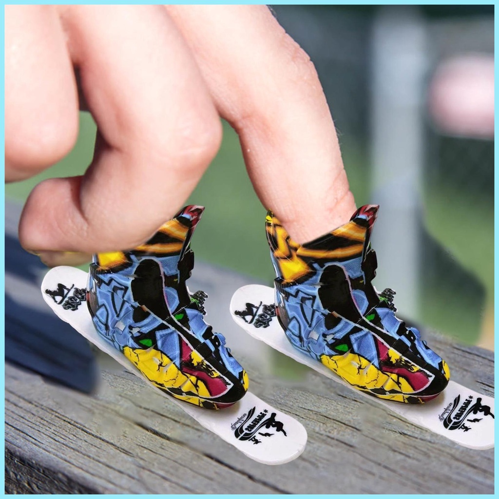 Đồ chơi ván trượt mini fingerboard đồ chơi ván trượt ngón tay nhỏ mini skateboard starter vui nhộn ngón tay thể thao mới lạ tdevn