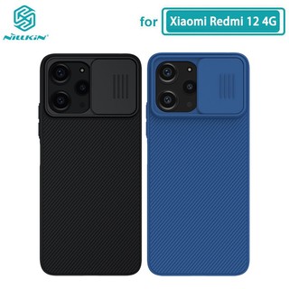 Ốp lưng redmi 12 4g nillkin camshield ống kính trượt bảo vệ máy ảnh ốp lưng cho xiaomi redmi note 12r 5g
