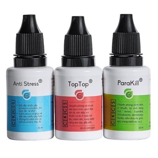 Parakill và anti stress- toptop chuyên dụng xử lý cá túm, lắc, lừ đừ đốm trắng, ký sinh trùng, giải độc cấp tốc