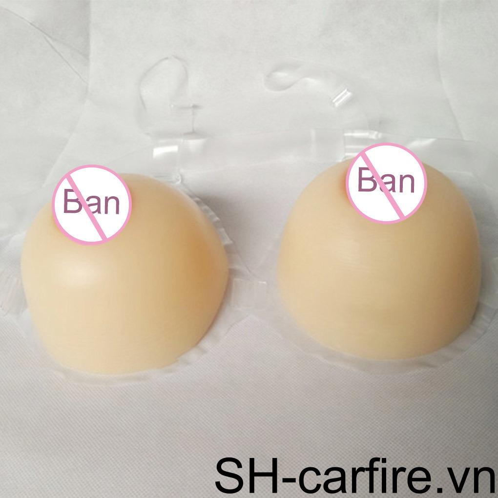 1 cặp vú giả dạng tấm silicone ngực nhân tạo để trưng bày trang phục cosplay 500g