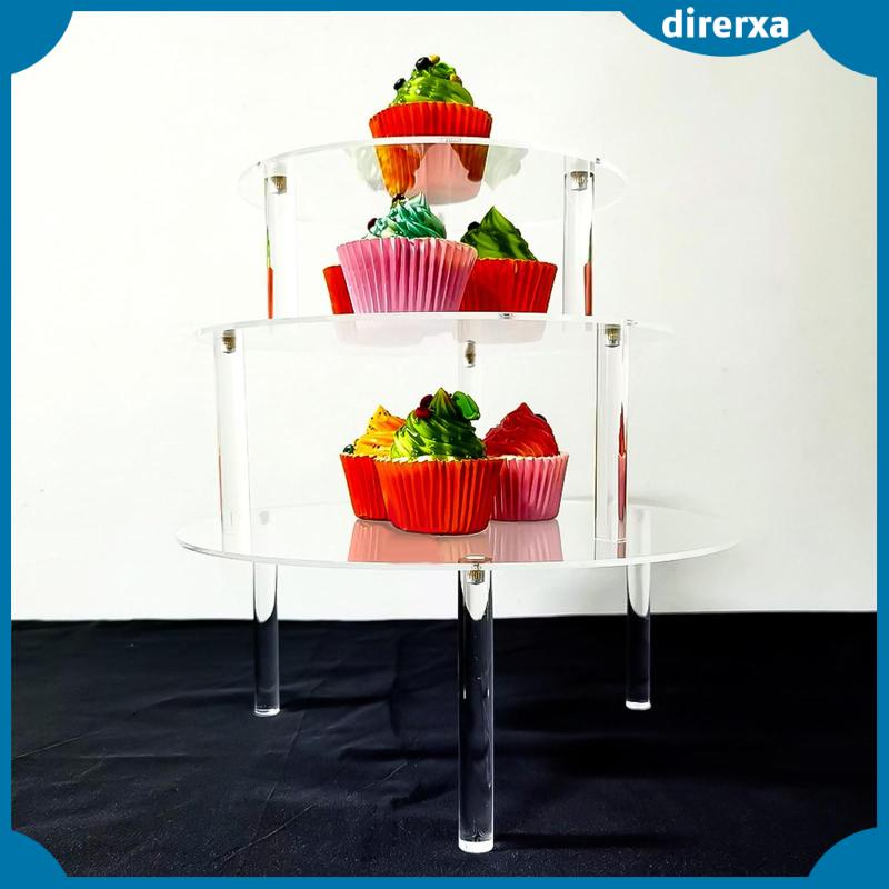 3x đế bánh tiệc weding trang trí nhà kẹo có thể xếp chồng lên nhau bánh mì ngày lễ cupcake trưng bày cupcake chủ sở hữu món tráng miệng