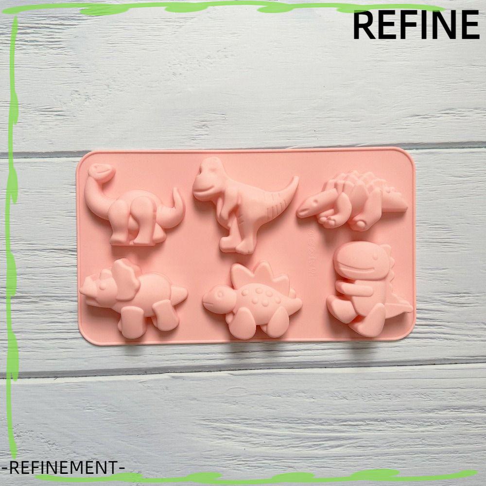 REFINEMENT Khuôn Silicone Làm Bánh Hình Khủng Long 3D DIY