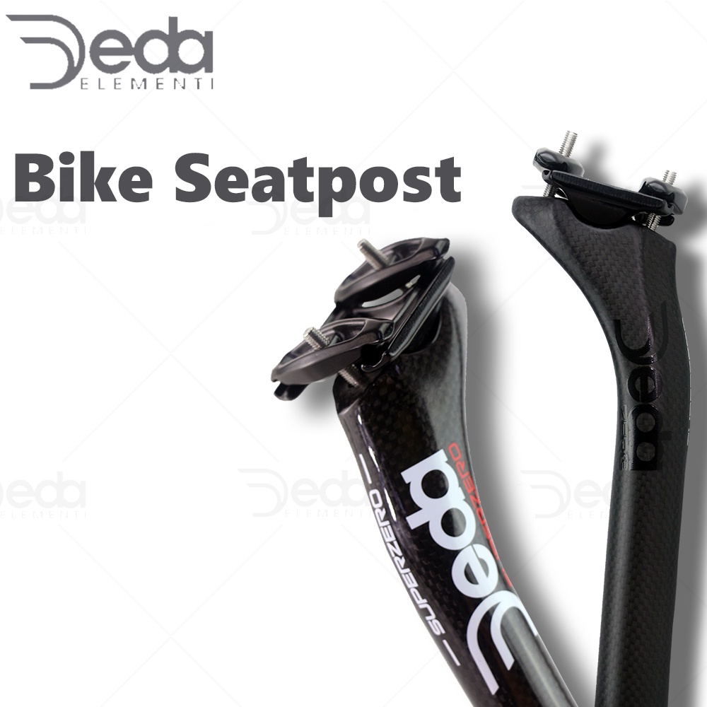 Deda super zero full carbon seatpost 20degrees black matte road / mtb 350 / 400mm seat post phụ tùng xe đạp
