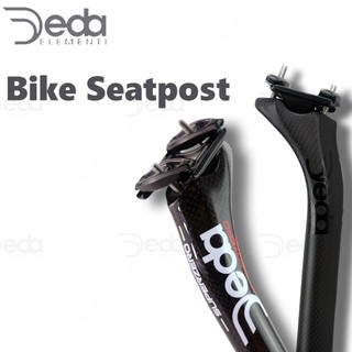 Deda super zero full carbon seatpost 20degrees black matte road / mtb 350 / 400mm seat post phụ tùng xe đạp