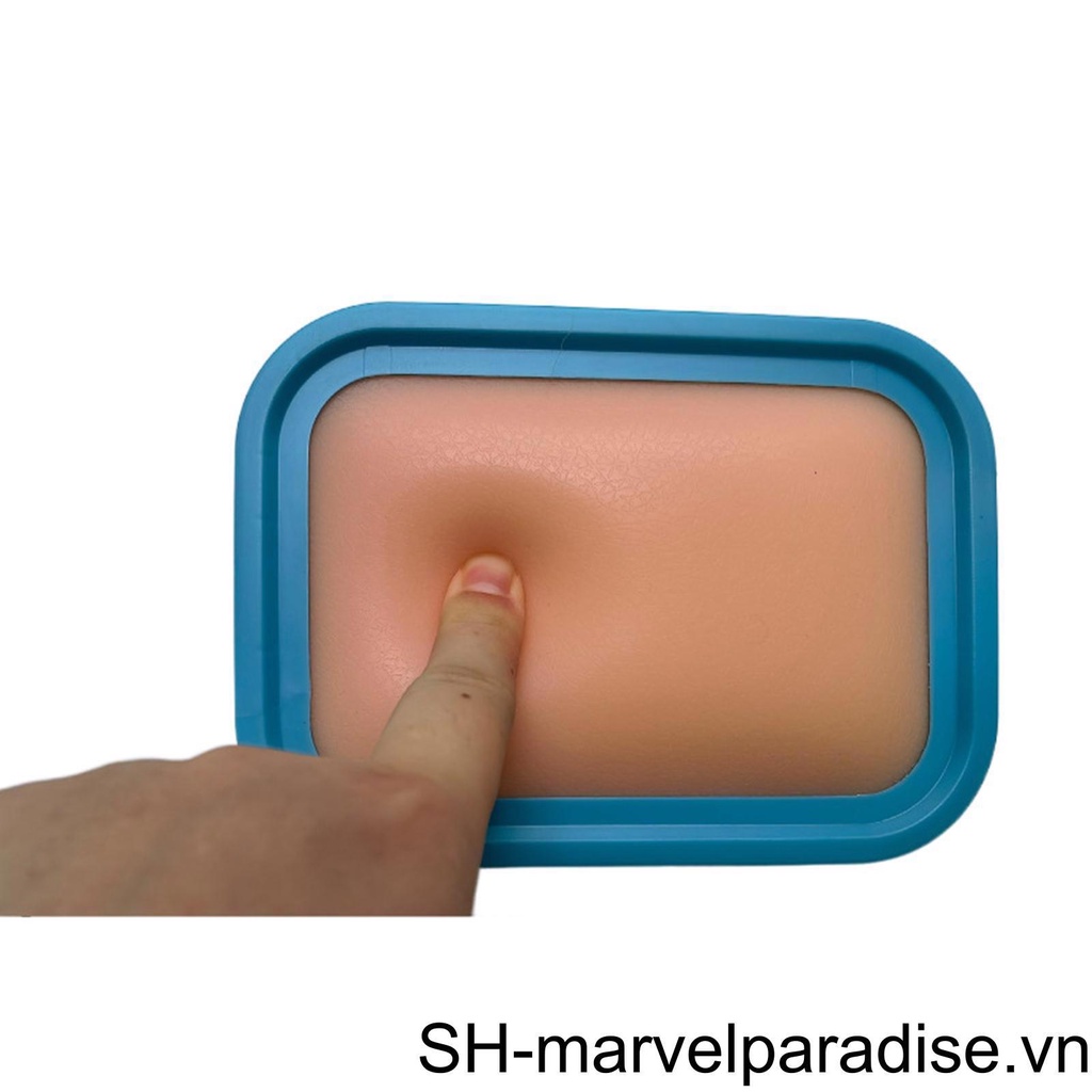 Silicone mô hình da người pad tái sử dụng anti-slip base để thực hành tiêm