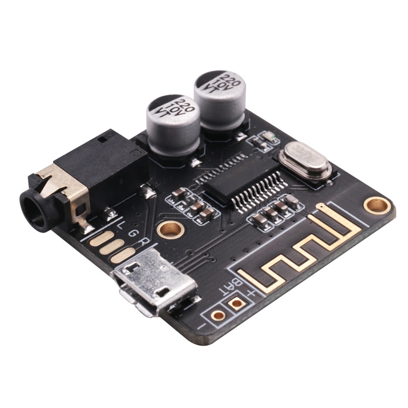 Bảng Mạch Khuếch Đại Âm Thanh bluetooth 5.0 mp3 Màu Đen diy