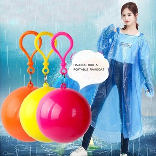 Áo Mưa Móc Khóa Hình Quả Bóng Nhỏ Gọn Tiện Lợi Có Thể Tái Sử Dụng 【Áo Mưa Quả Bóng】