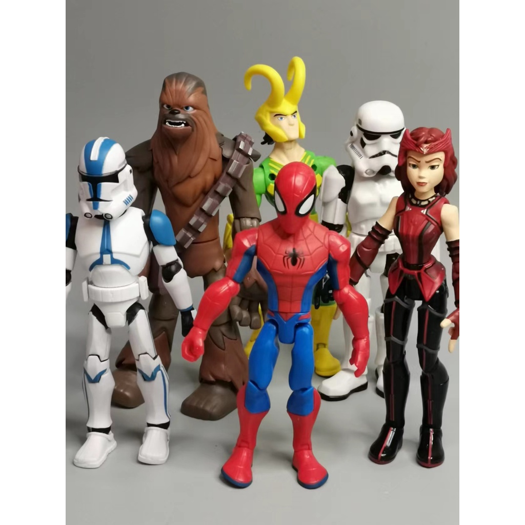 ✨ CC.Anime ✨ Hàng chính hãng số lượng lớn siêu di chuyển avengers star wars 12cm búp bê hợp thời trang chơi búp bê hình đồ trang trí