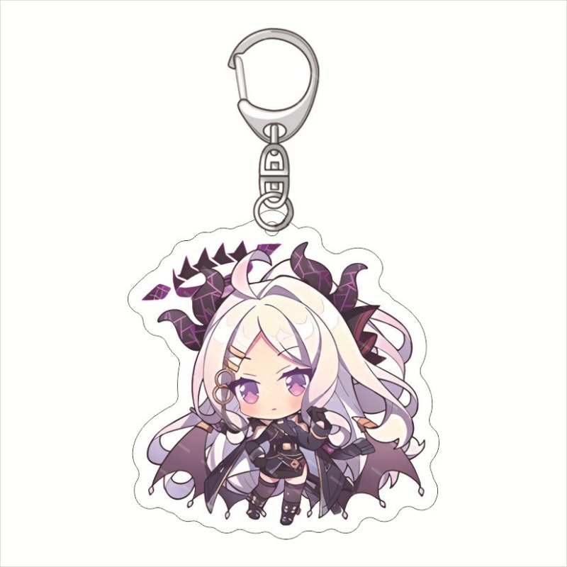 Blue archive anime keychain phụ nữ aru sunaokami shiroko hayase yuka chuỗi chìa khóa acrylic người đàn ông vòng chìa khóa dễ thương túi ita mặt dây chuyền trang trí
