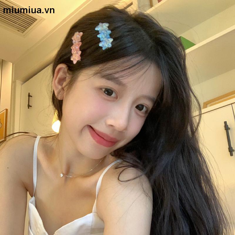 Miumiua🔮Kẹp Tóc Hình Ngôi Sao Lấp Lánh Ngọt Ngào Cho Nữ 2023
