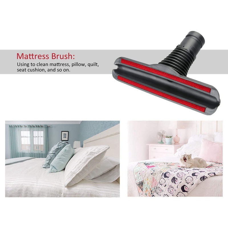 4 Đầu Cọ Thay Thế Cho Máy Hút Bụi Dyson V6 DC35 DC44 DC58 Kèm 1 Đầu Cọ Thay Thế