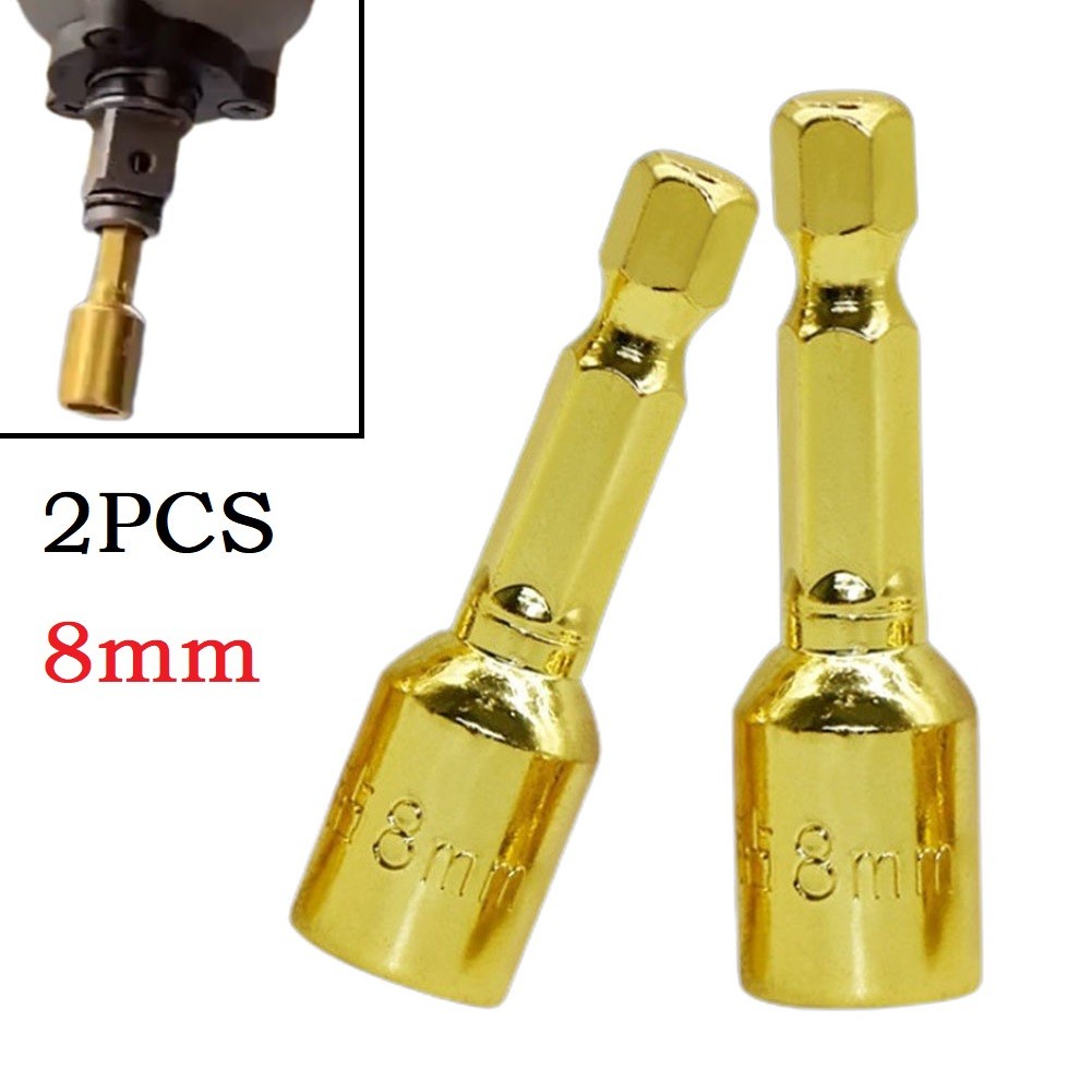 Set 2 Đầu Chuyển Đổi Mũi Khoan Từ Tính 8mm Chuyên Dụng