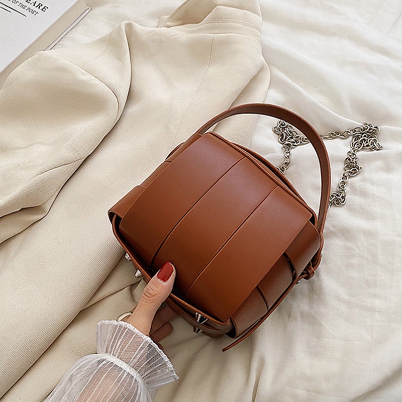 Túi Xách Đeo Chéo Nhỏ Nhắn Màu Sắc Tương Phản Thời Trang Dành Cho Nữ