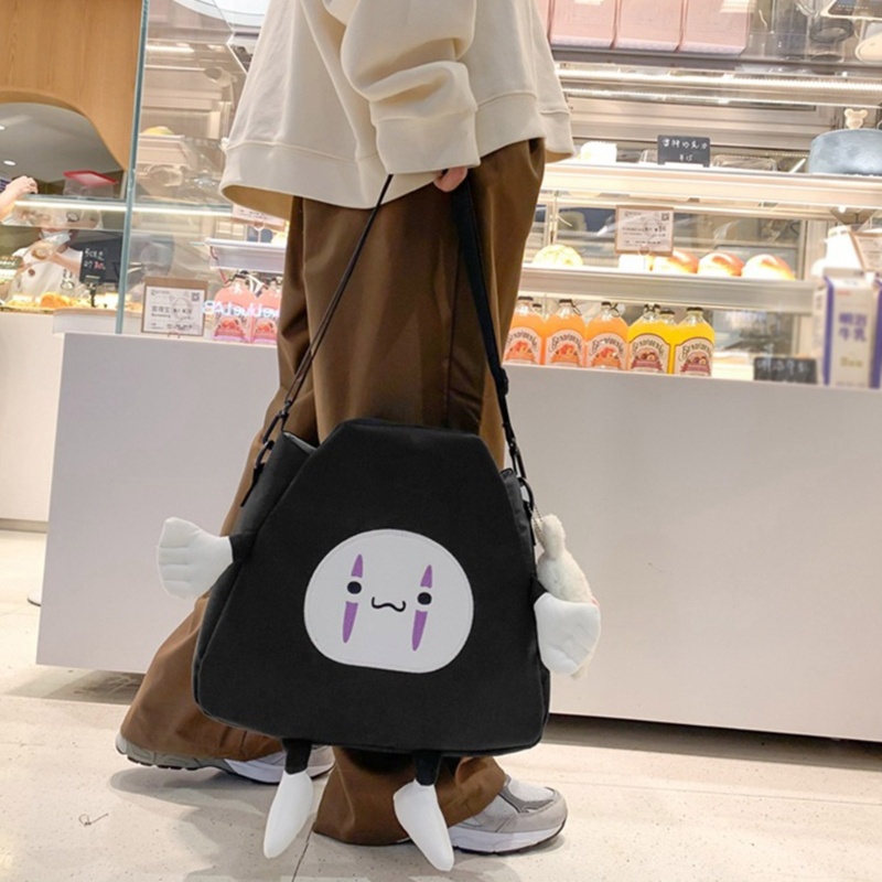 Túi Đeo Chéo Cỡ Lớn In Họa Tiết Dễ Thương Phong Cách Nhật Bản Cho Nữ
