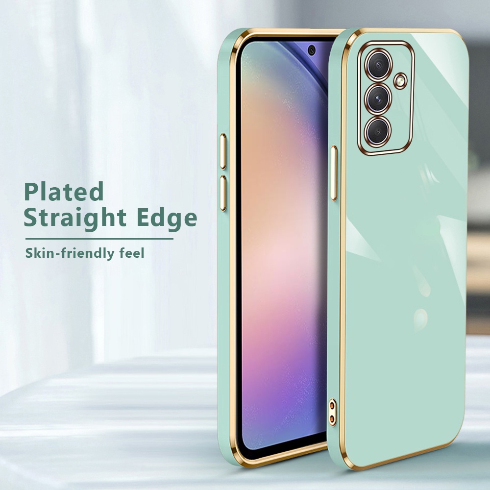Luxury Plating Phone Case Shockproof Shell Back Cover For Samsung Galaxy A54 A34 A14 5G 4G