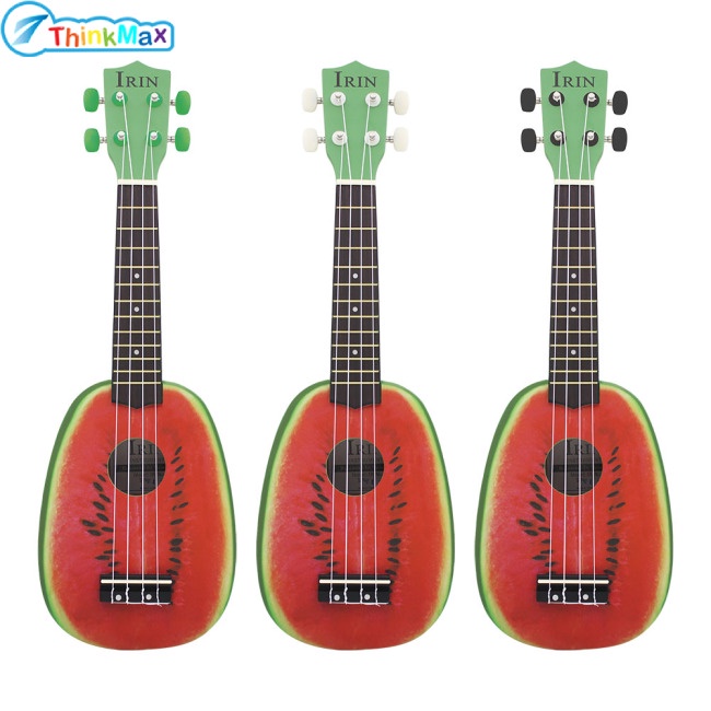Đàn Ukulele 100% Chính Hãng 21 Inch 12 Fret 4 Dây Bằng Gỗ Phong Cách Dưa Hấu Dành Cho Ghi Ta Điện / Acoustic