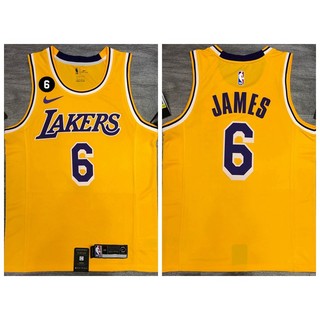 Áo thun bóng rổ los angeles lakers 2023nba lebron james jersey 75th anniversary
