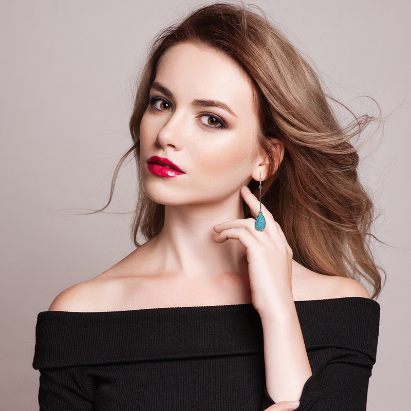 Khuyên Tai Dài Phong Cách Vintage Thời Trang Dành Cho Nữ