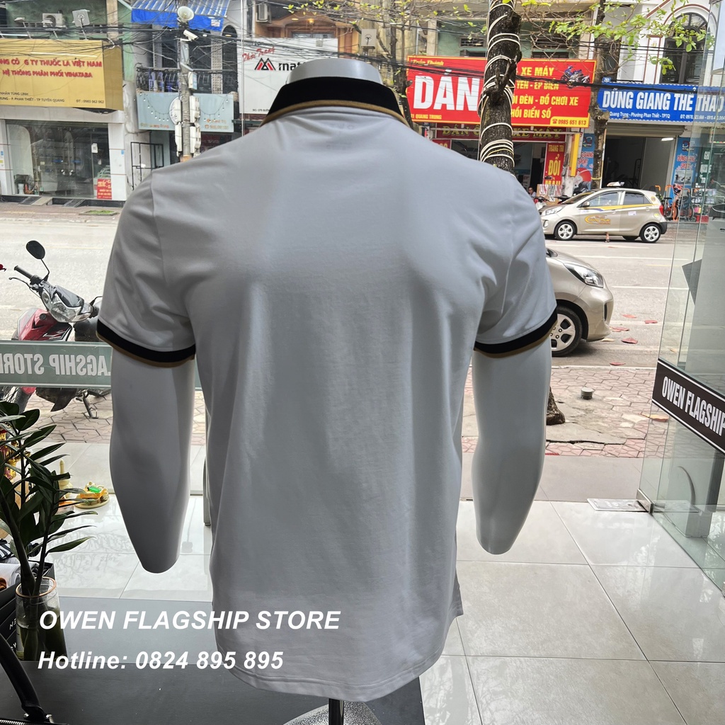 Áo Polo nam Owen chất Cotton thấm hút mồ hôi thoáng mát Mã APV231382