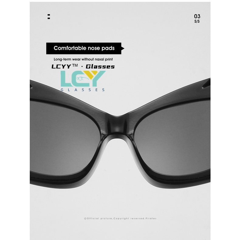 Kính Mát Gọng Hình Nhím Phong Cách Âu Mỹ Cá Tính LCYY2023