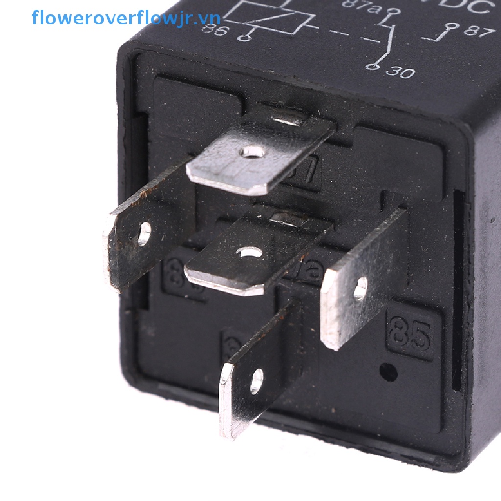 Rơ Le 12V Volt 40A AMP 5 Pin Thay Đổi Cho Xe Hơi / Xe Máy / Tàu Thuyền