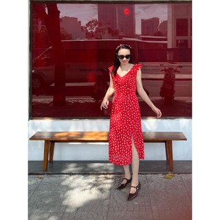 Đầm đỏ Jolie form dáng sang chảnh