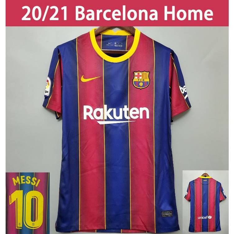 Áo Thun Đá Banh Số 20 / 21 Đội Tuyển Barcelona 2020-21