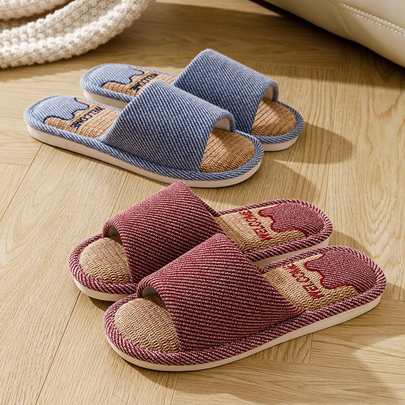 Dép Lanh Đi Trong Nhà Chống Trượt Thấm Hút Mồ Hôi Thời Trang Xuân Hè Cho Nữ