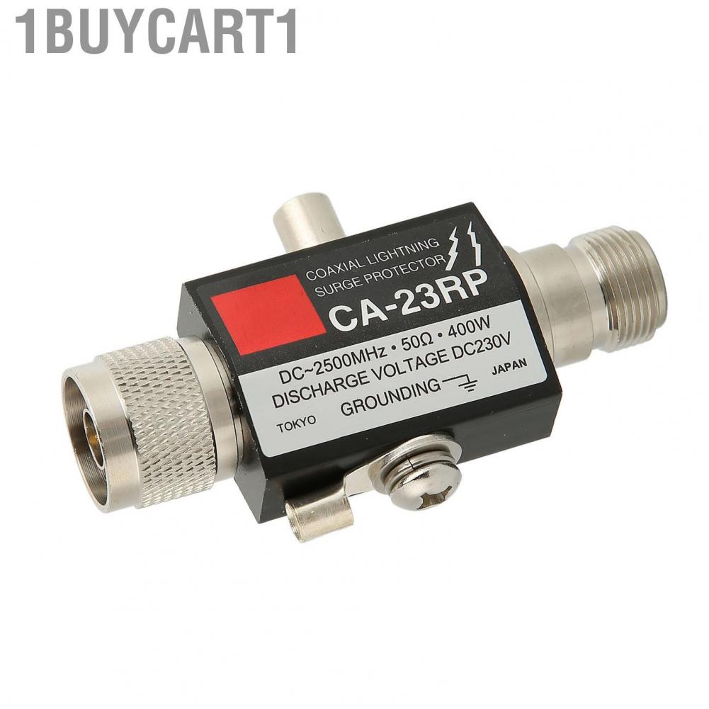 1buycart1 CA-23RP Lightning Surge Arrester 400W Male to Female Protector for Walkie Talkie  H