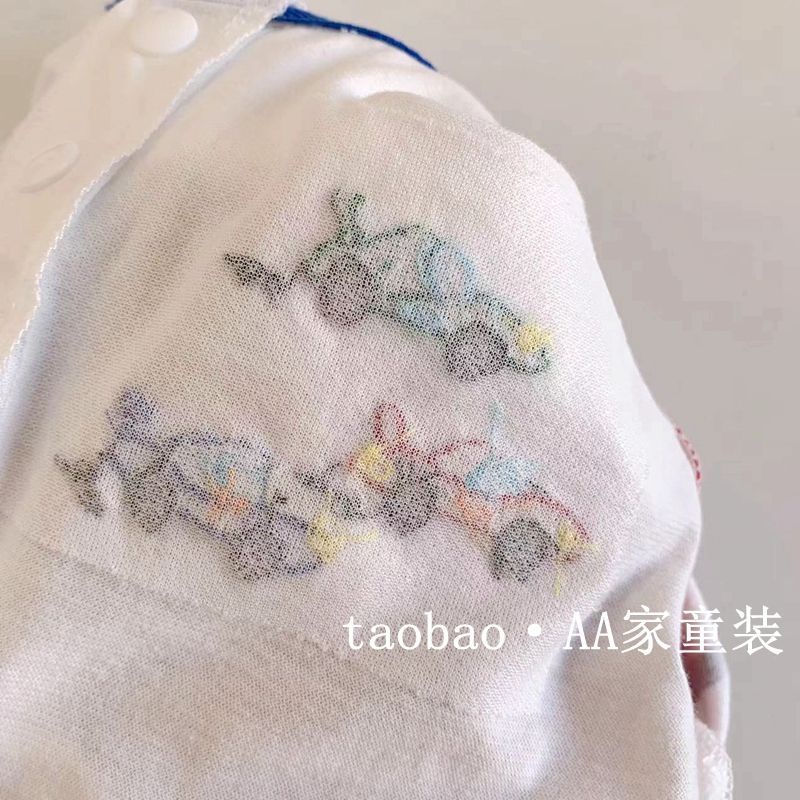 Áo polo Ngắn Tay Thoáng Khí In Họa Tiết Hoạt Hình Dễ Thương Cho Bé