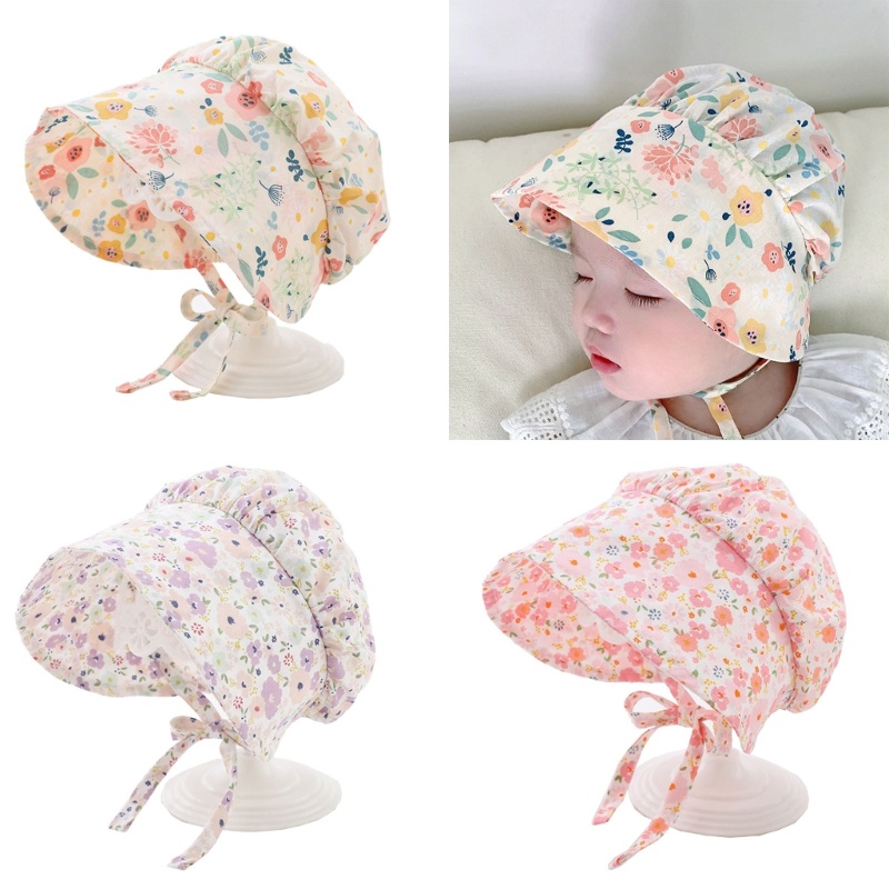 Mũ Beanie Kiểu Pháp Dùng Làm Đạo Cụ Chụp Ảnh Cho Bé Gái 3-20 Tháng Tuổi