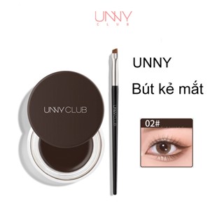  Gel kẻ mắt  chân mày UNNY trang điểm chuyên nghiệp lâu trôi 4 màu tùy chọn 3g 
