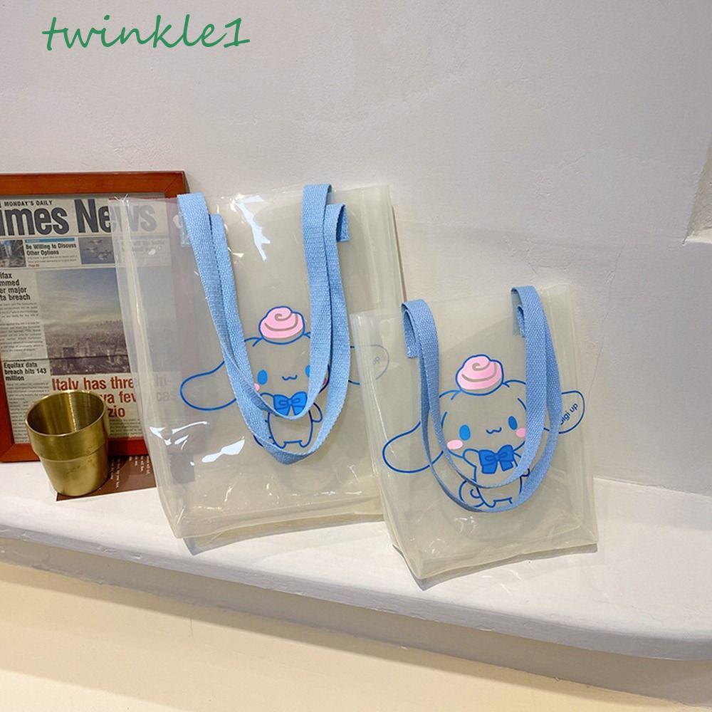 Túi Xách Trong Suốt Họa Tiết Lấp Lánh Đơn Giản Dành Cho Nữ