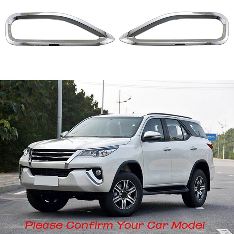 Khung Nhựa Trang Trí Đèn Sương Mù Xe Hơi Toyota Fortuner 2016