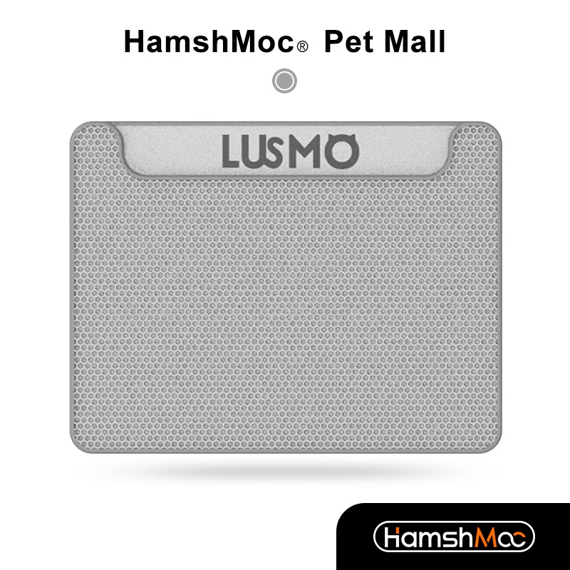 HamshMoc Thảm Lót Sàn Hai Lớp Họa Tiết Tổ Ong Chống Thấm Nước Dành Cho Mèo Cưng