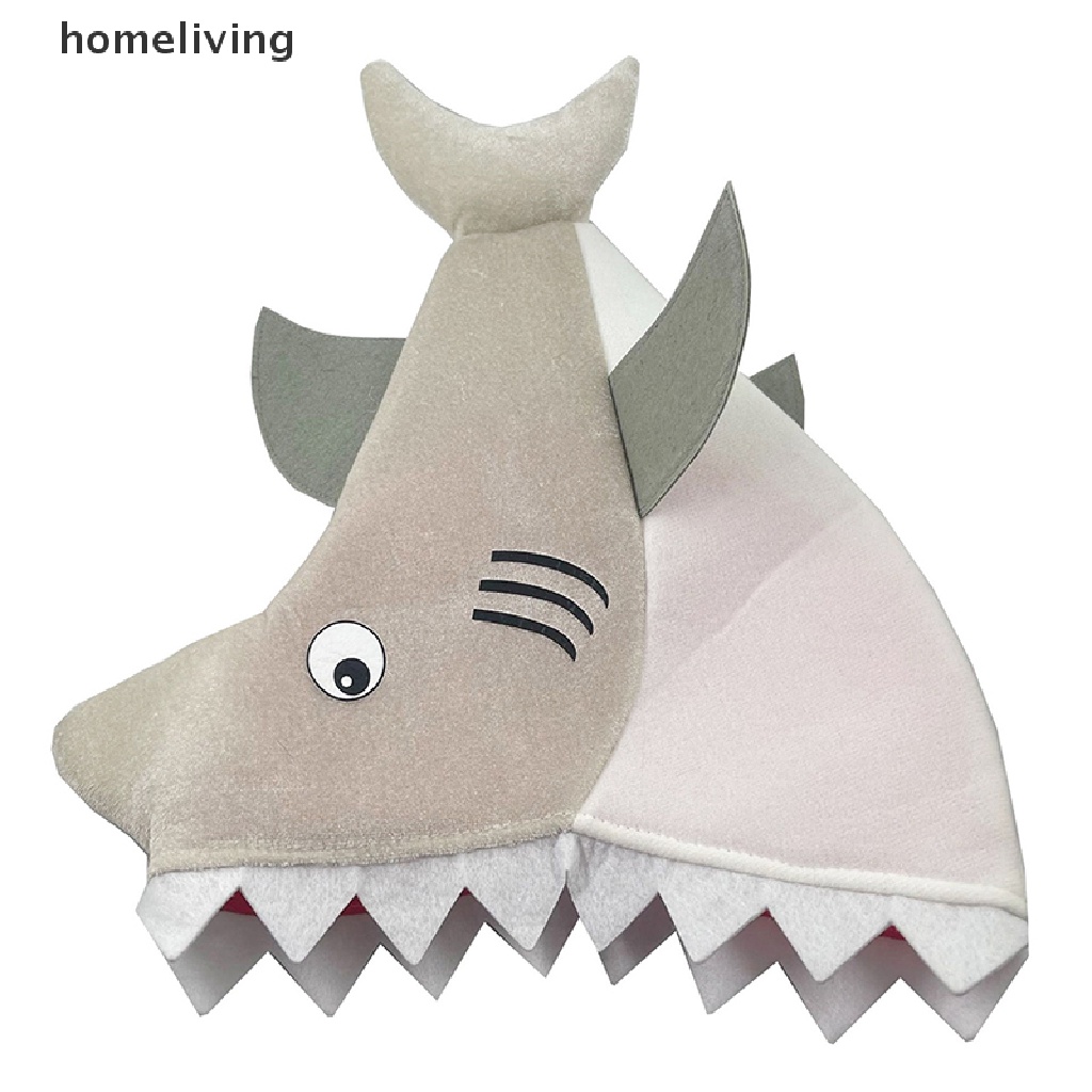 Mũ Cá Mập Nhồi Bông Hóa Trang Halloween Vui Nhộn Cho Người Lớn