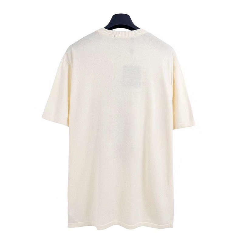 Áo Dệt Kim Tay Ngắn Cổ Tròn Plus Size Unisex