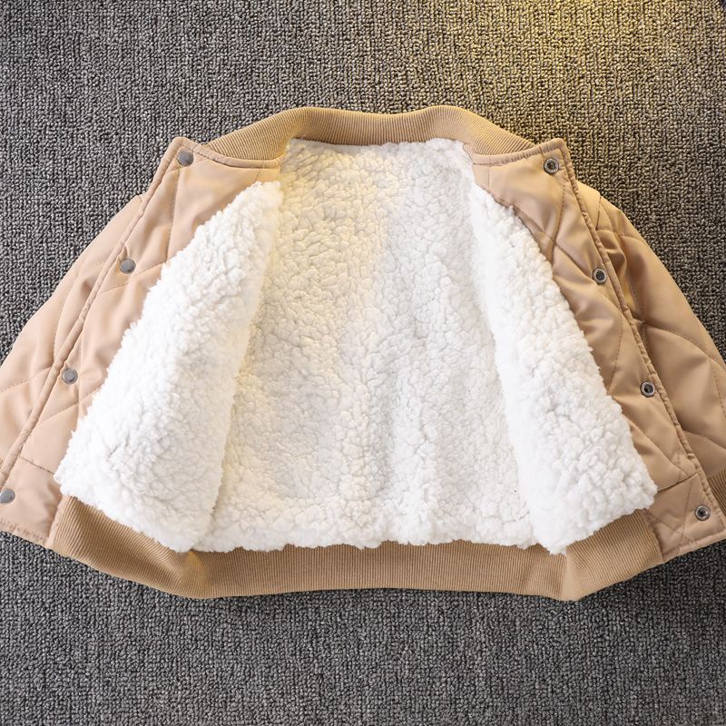 Áo Khoác Bóng Chày cotton Đệm cotton Phong Cách Mỹ Mùa Thu Và Mùa Đông Kiểu Mới Cho Bé Trai