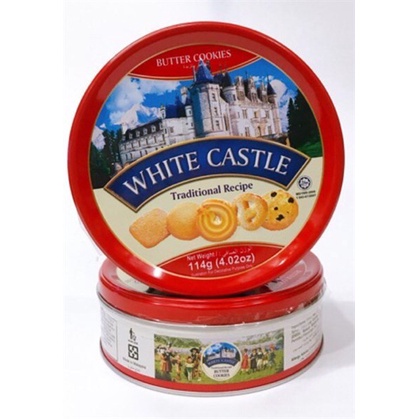 Bánh quy bơ hộp thiếc White Castle