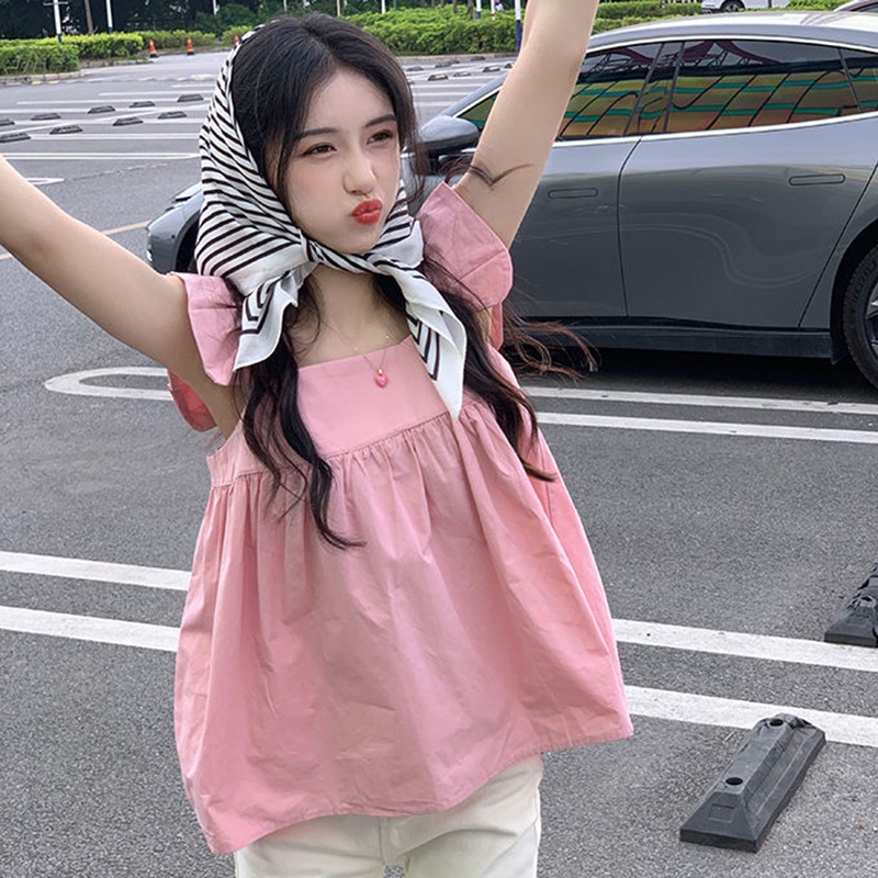 IELGY Áo Sơ Mi Tay Dài Phong Cách Pháp Ngọt Ngào Cao Cấp Thời Trang Cho Nữ